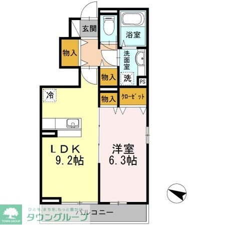 プレジオ志村の物件間取画像